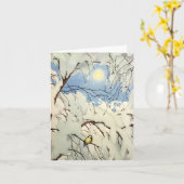 Great Tit - Theodor Severin Kittelsen Karte (Gelbe Blume)