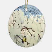 Great Tit - Theodor Severin Kittelsen Keramik Ornament (Links)