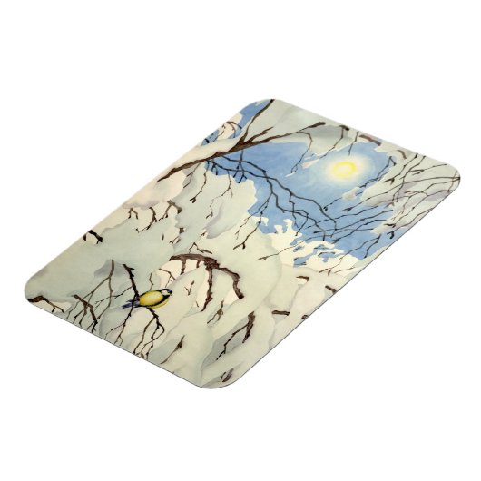 Great Tit - Theodor Severin Kittelsen Magnet (Linke Seite)