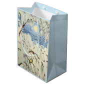 Great Tit - Theodor Severin Kittelsen Mittlere Geschenktüte (Rückseite Schrägansicht)