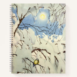 Great Tit - Theodor Severin Kittelsen Notizblock