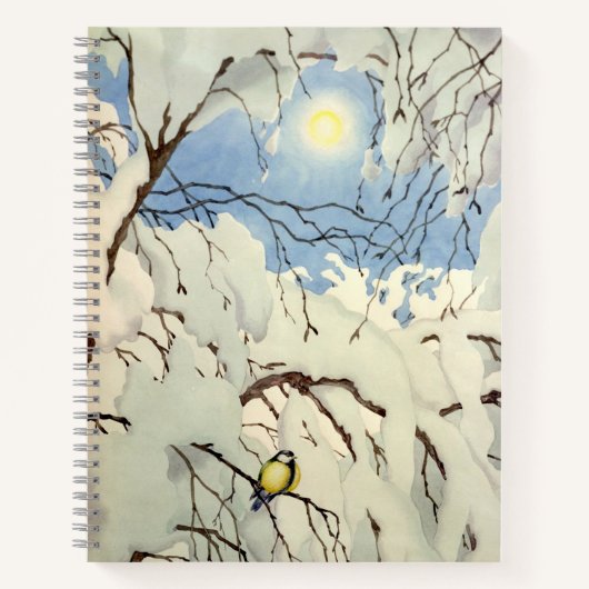 Great Tit - Theodor Severin Kittelsen Notizblock (Vorderseite)