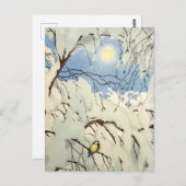 Great Tit - Theodor Severin Kittelsen Postkarte (Vorne/Hinten)