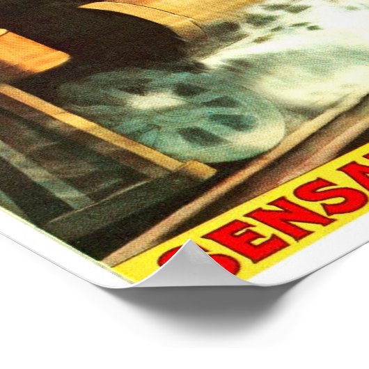 Great Train Robbery - Print Poster (Ecke)