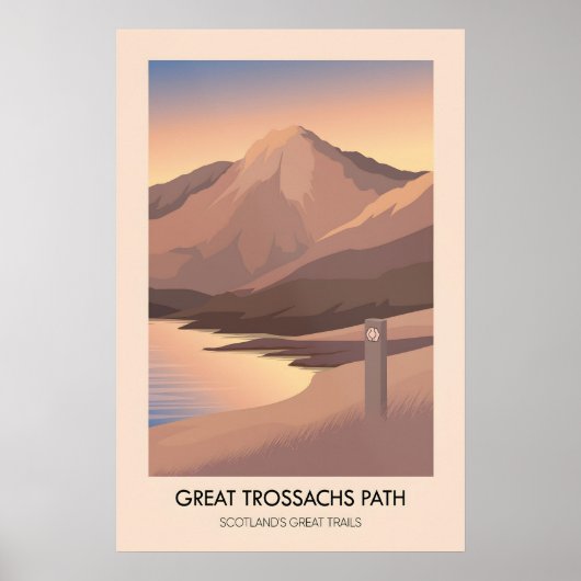 Great Trossachs Path Scotlands Great Trails Poster (Vorne)