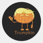 Great Trumpkin Perfect & Classic Runder Aufkleber (Vorderseite)