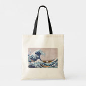 Great Tsunami Wave off Kanagawa Japan by Hokusai Tragetasche (Rückseite)