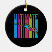 Great Ultimate Frisbee Motif Geschenk Keramik Ornament (Vorne)