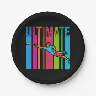 Great Ultimate Frisbee Motif Geschenk Pappteller