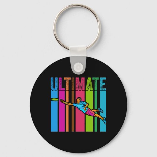 Great Ultimate Frisbee Motif Geschenk Schlüsselanhänger (Vorderseite)