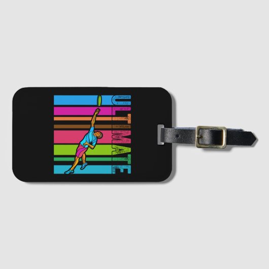 Great Ultimate Frisbee Motif Gift Gepäckanhänger (Vorderseite (Horizontal))
