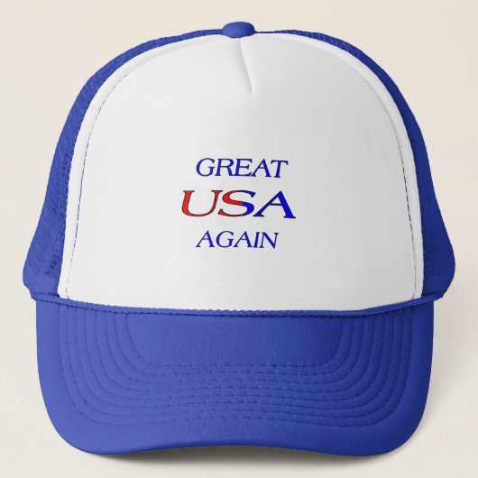 GREAT USA Again Truckerkappe (Vorderseite)