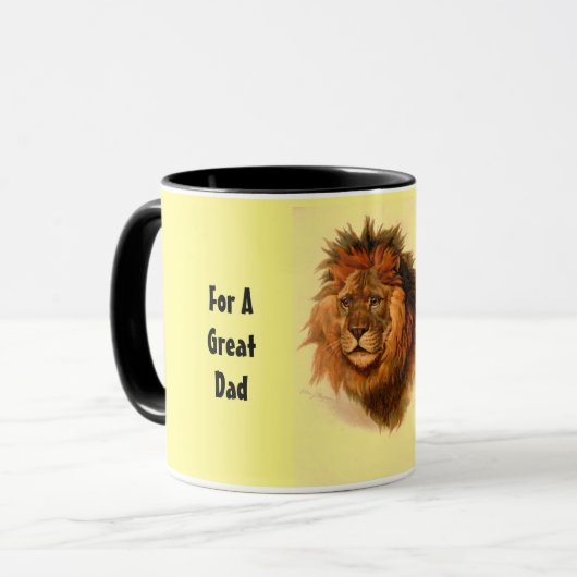 Great Vater Lion Combo Tasse (Vorderseite Links)
