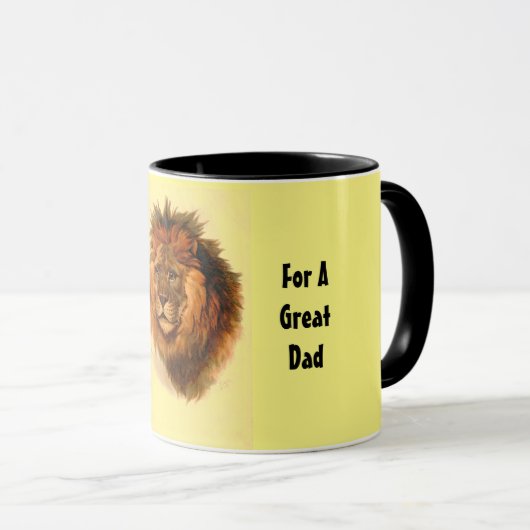 Great Vater Lion Combo Tasse (VorderseiteRechts)