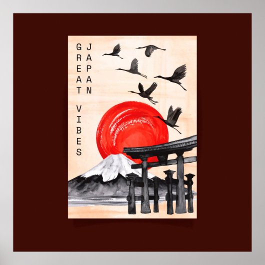 Great Vibes Japan Poster (Vorne)