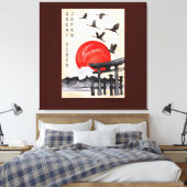 Great Vibes Japan Style Art Leinwanddruck (Insitu (Schlafzimmer))
