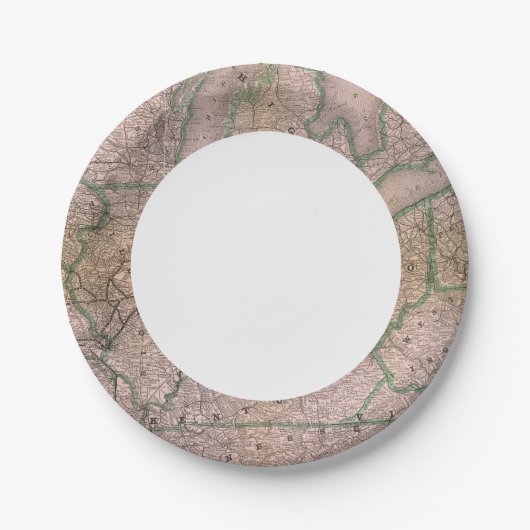 Great Wabash System Pappteller (Vorderseite)