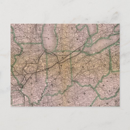 Great Wabash System Postkarte (Vorderseite)