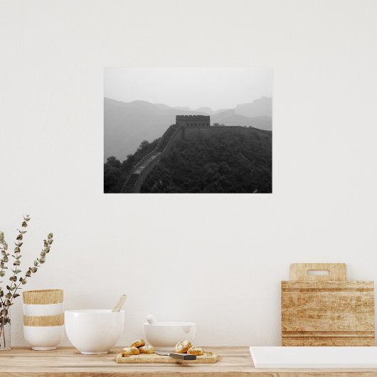 Great Wall B&W Poster (Küche)