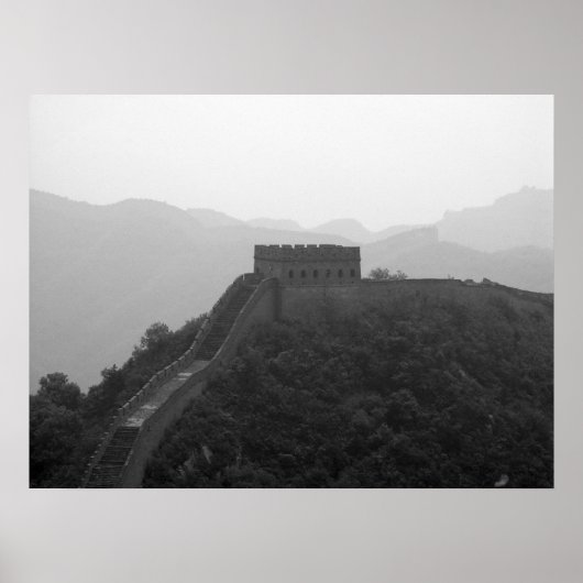 Great Wall B&W Poster (Vorne)