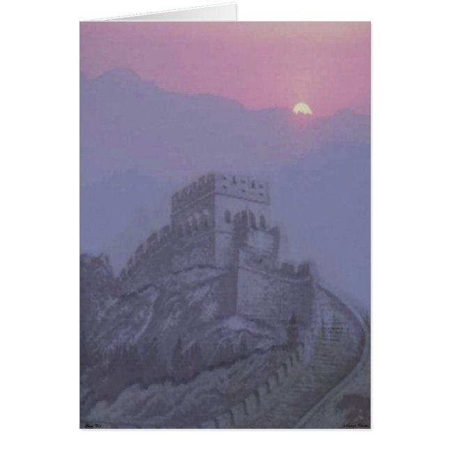 Great Wall Card (Vorne)