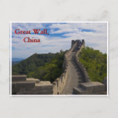 Great Wall China Postkarte (Vorderseite)