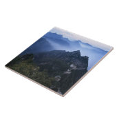 Great Wall in frühen Morgennebel, China Fliese (Seite)