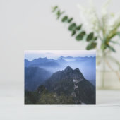 Great Wall in frühen Morgennebel, China Postkarte (Stehend Vorderseite)