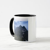 Great Wall in frühen Morgennebel, China Tasse (Vorderseite Links)