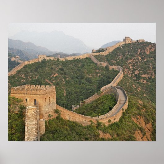 Great Wall of China at Jinshanling, China, Asia Poster (Vorne)