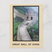 Great Wall of China Postkarte (Vorderseite)