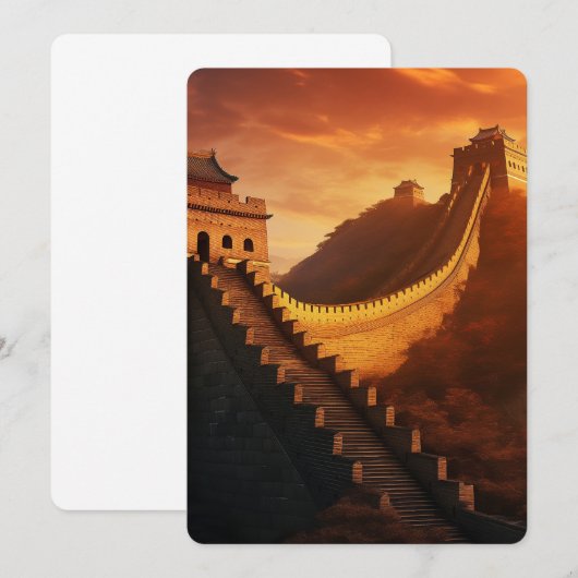Great Wall of China Sunset - Majestic (Vorne/Hinten)