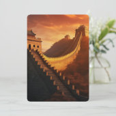 Great Wall of China Sunset - Majestic (Stehend Vorderseite)
