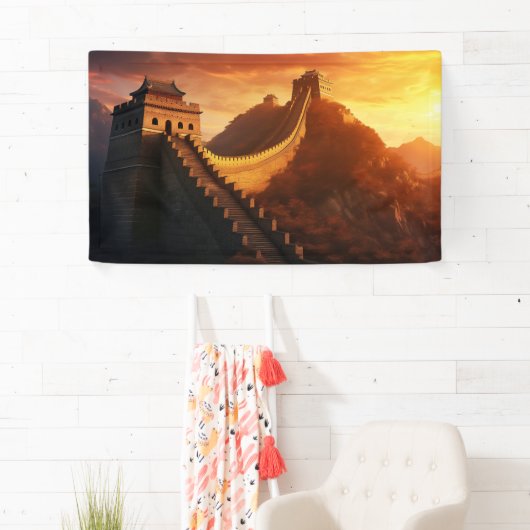 Great Wall of China Sunset - Majestic Banner (Insitu)