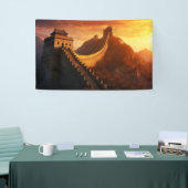 Great Wall of China Sunset - Majestic Banner (Messeveranstaltung)