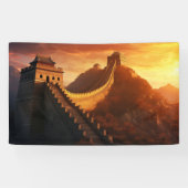 Great Wall of China Sunset - Majestic Banner (Horizontal)