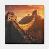 Great Wall of China Sunset - Majestic Magnet (Vorne)