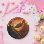 Great Wall of China Sunset - Majestic Pappteller (Party)