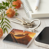 Great Wall of China Sunset - Majestic Schlüsselanhänger (Vorderseite rechts)