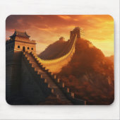 Great Wall of China Sunset Mouse Pad - Majestic Mousepad (Vorne)