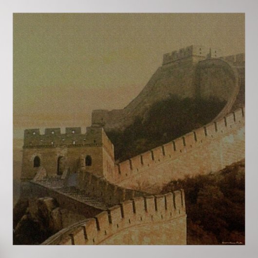 Great Wall Print Poster (Vorne)