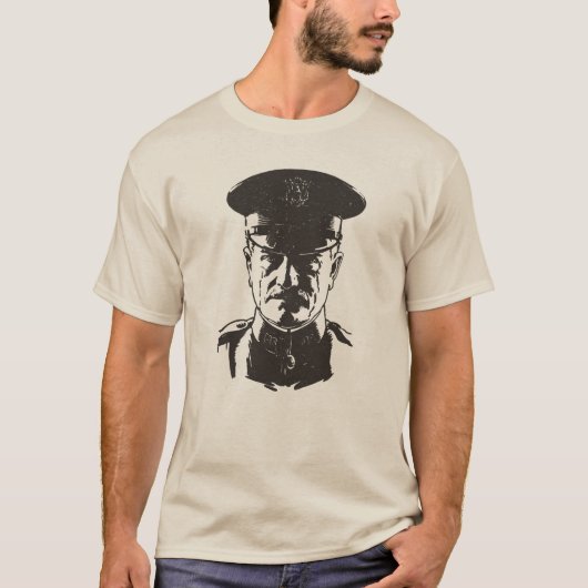 Great War US General Vintage T-Shirt (Vorderseite)