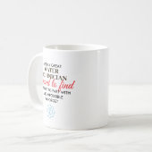 Great Water Technician Personalized Name Gift Kaffeetasse (Vorderseite Links)