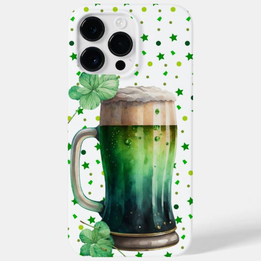 GREAT WATERCOLOR IRISH GREEN BIEN Case-Mate iPhone HÜLLE (Rückseite)