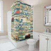 Great Wave Hokusai Berg Fuji Japanische Prinzen Duschvorhang (Beispiel)