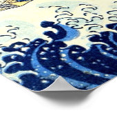 Great Wave Hokusai Poster (Ecke)