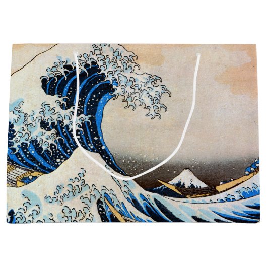 Great Wave, Hokusai, Ukiyo-e Große Geschenktüte (Vorderseite)
