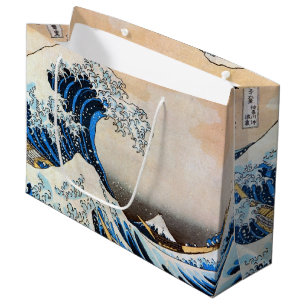 Great Wave, Hokusai, Ukiyo-e Große Geschenktüte