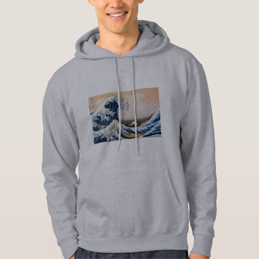 Great Wave, Hokusai, Ukiyo-e Hoodie (Vorderseite)