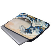 Great Wave, Hokusai, Ukiyo-e Laptopschutzhülle (Vorne Knopf)